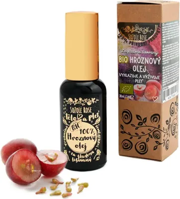 Zdjęcie produktu dla BIO Olej z pestek winogron tłoczony na zimno - 30ml