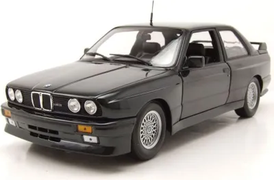 Obrázek produktu pro Minichamps 180020306 BMW M3 E30 1987 černá metalíza 1:18