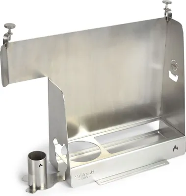 Produktbild von Grillrost.com Das Original Zubehörhalter für die Feuerplatte - Sorgt für Ordnung am Grill