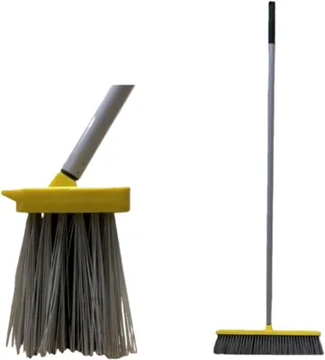 Immagine prodotto di Spazzola per pavimenti con manico in acciaio e setole resistenti