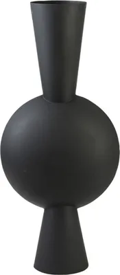 Immagine prodotto di Light & Living vaso deco Kavandu opaco nero - 38x22x81 cm