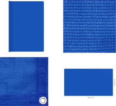 Produktbild von vidaXL Zeltteppich 250x450 cm Blau - Zeltteppich - Zeltteppiche - Campingteppich - Campingteppiche