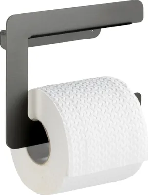 Produktbild von WENKO Toilettenpapierhalter Montella, Aluminium, Wandmontage