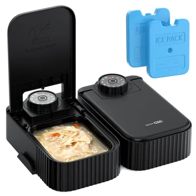Productafbeelding van Voederautomaat voor katten, 700 ml, met 48 uur timer, voor natvoer en honden