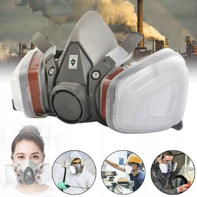 Immagine prodotto di Set Semimaschera Maschera Di Vernice 6200 Filtri Completi Di Protezione Dalla Polvere