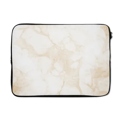 Produktbild von MuchoWow® Laptop Hülle 13 Zoll Marmor - Weiß - Gold - Luxus Laptoptasche - Laptophülle - Sleeve - Rundumschutz
