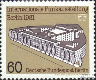 Produktbild von Briefmarken Berlin (West) 1981 Mi 649 (kompl.Ausgabe) gestempelt Funkausstellung