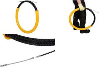 Produktbild von C.K Kabeleinziehband, Länge: 30 m, Polyoxymethylen Durchmesser: 6 mm, flexibler Führungskopf, aus drei