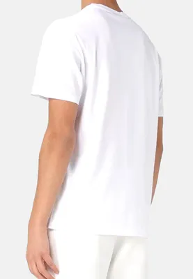 Immagine prodotto di T-shirt uomo EMPORIO ARMANI maglia mezza manica girocollo con logo stampato puro cotone articolo EM000574 AF12326, EUR XXL - CN 185/112A - BR EEG - MX EEG, Cotone 100%