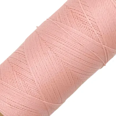 Produktbild von LINHASITA Garnspule gewachst 100 g 360 m Polyester Makramee-Garn Rosa-Palisander
