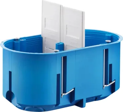 Zdjęcie produktu dla SIMET Puszka Podtynkowa Podwójna P2X60D 60mm Głęboka Niebieska 1 SZT