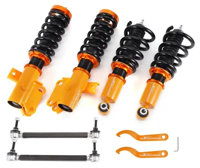 Image de Camaro 2010-2015 - Suspension à ressorts hélicoïdaux - Double tube - Abaissement de 2,5 à 7,5 cm - Kit complet
