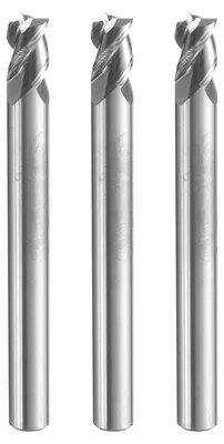 Obrázek produktu pro 3 kusy fréz, průměr 1/4 palce, wolframová ocel, spirálové frézy