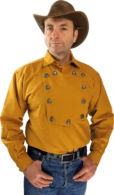 Produktbild von Camelbraunes Country Westernhemd von Running Bear M - 4 XL 4XL - 60/62