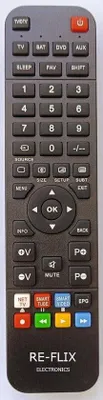 Productafbeelding van Afstandsbediening voor TV - geschikt voor TD-Systems K40DLV2F - Plug & Play - direct gebruik - ServiceTopper