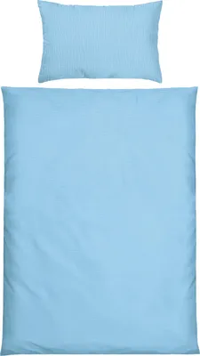 Produktbild von Erwin Müller Bettwäsche Himmelkron" blau 1x 100x135 cm + 1x 40x60 cm"