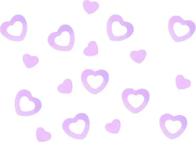 Produktbild von Oblique Unique Herz Konfetti Tischdeko Liebe Romantik Hochzeit Deko - flieder
