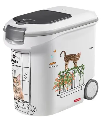 Obrázek produktu pro Kontejner na suché krmivo CURVER - 35 l/12 kg - PETS COLLECTION - Pro kočky