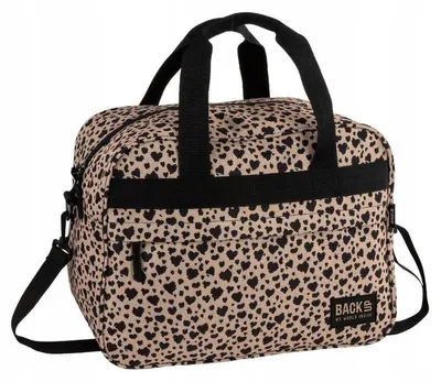 Produktbild von BackUP | Reisetasche All-in-One, 40 x 30 x 20 cm, schwarz mit Tukanen, leicht und funktional