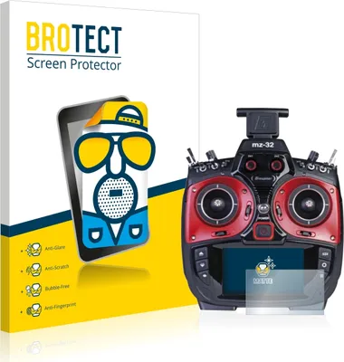 Produktbild von 2x BROTECT Schutzfolie für Graupner MZ-32 (3.Gen) Displayschutz Displayschutzfolie Folie Matt Entspiegelungsfolie