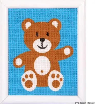 Produktbild von Vervaco Stickpackung "Teddy", Stickbild vorgezeichnet