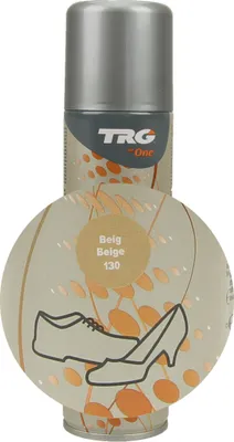 Produktbild von TRG Renovator Wildleder Pflegespray beige (130) Schuhfarbe Schuhspray für Wildleder & Nubukleder | mit Wildleder Pflegebürste | Schuhpflege zum Färben für Rauleder & Nubukleder & Textilschuhen