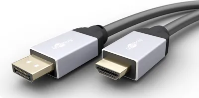 Zdjęcie produktu dla Goobay 71612, 1,5 m, DisplayPort, HDMI, Męska, Męska, Prosty