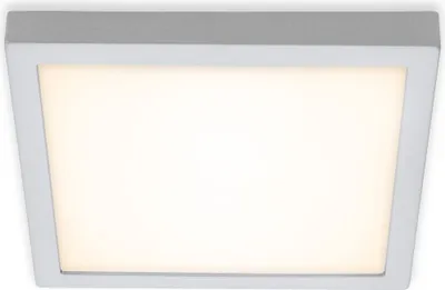 Produktbild von LED Aufbauleuchte Deckenlampe 21 Watt Quadratisch 3000K Chrom-Matt Briloner