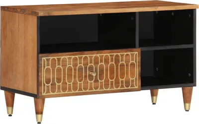 Produktbild von TV-Schrank 80x33x46 cm Massivholz Mango