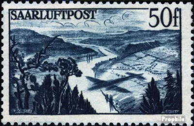 Produktbild von Briefmarken Saarland 1948 Mi 253 postfrisch Flugpostausgabe