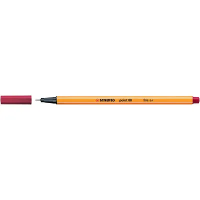 Image de STABILO Fineliner point 88 dunkelrot | 10 Stück im Set