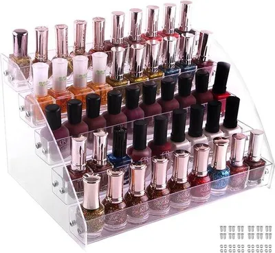 Produktbild von Nagel-lakopberger 5 Low - Transparent Acryl - Stilvolles Design - Für die Organisation von Kosmetik - ShopFlot