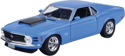Produktbild von FORD Mustang Boss 429 1970 Blau, MMX73303BLEU, Maßstab1/24, MOTOR MAX
