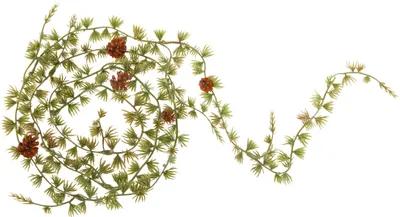 Produktbild von Pinien-Girlande mit Zapfen 180 cm Dekoration für Weihnachten und Winter