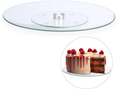 Produktbild von Famanu Tortenständer drehbar - Ø 30 cm - Glas - transparent