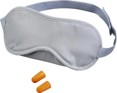 Obrázok produktu pre hama 139514 hama Polstrovaná maska na spanie, vrátane špuntov do uší, sivá