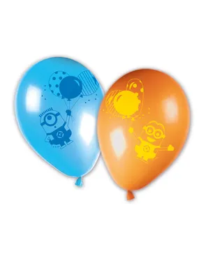 Produktbild von Minions-Luftballons Dekoration 8 Stück bunt