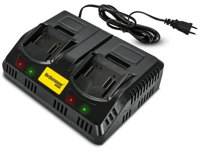 Zdjęcie produktu dla Ładowarka podwójna Heckermann Select 20V 2.2A AVC20-22x2