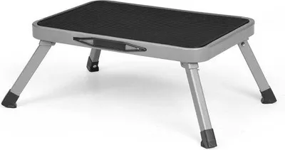 Productafbeelding van Famanu Opklapbare trap/ladder - Draagbaar, lichtgewicht - Antislip rubberen platform - Draagvermogen 150 kg