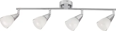 Produktbild von Rabalux 6770 Deckenstrahler 4 Spots Nicolette, E14, silber-weiß, Modern