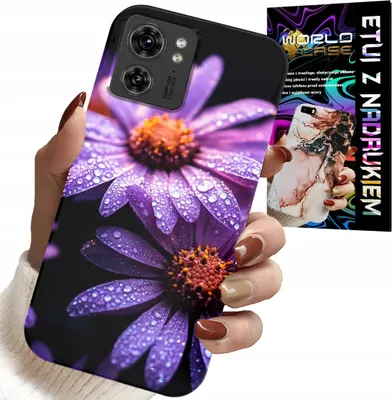 Immagine prodotto di Custodia per Motorola Edge 40 - Custodia con fiore a margherita rosa
