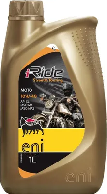 Zdjęcie produktu dla Agip (Eni) I-Ride Moto 10W40 Półsyntetyczny Olej Silnikowy (1L)