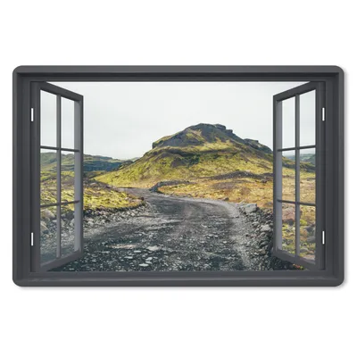 Produktbild von MuchoWow® Mauspad Mousepad Durchsichtig - Berg - Schwarz 27x18 cm - Mousepads - Maus Mat - Pad - Mausunterlage - Büroartikel - Desk Matten