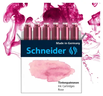 Produktbild von Schneider Schreibgeräte Pastel, Pink, Tinte auf Farbstoffbasis, 6 Stück(e), Kombi-Packung