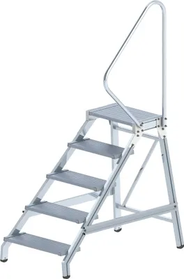 Produktbild von Günzburger Steigtechnik Montagetritt mit Handlauf 5 Stufen - 050181