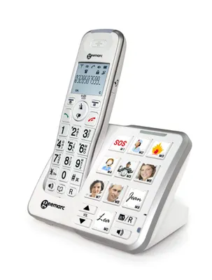 Produktbild von Geemarc AMPLIDECT 295 PHOTO Telefon bezprzewodowy dla seniorów Automatyczna sekretarka