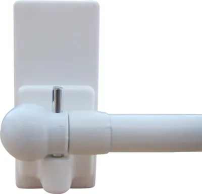 Zdjęcie produktu dla rewagi listwa przyszybowa z uchwytem zaciskowym bez wiercenia i klejenia - biała 55/90cm -1 zestaw