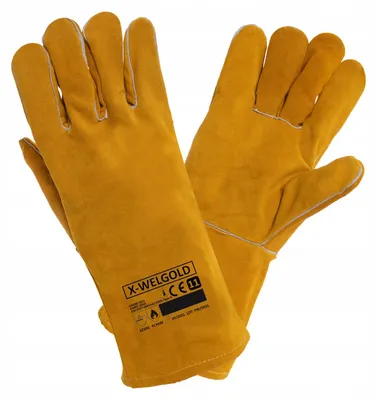 Produktbild von procera X-WELGOLD Lange Leder-Schweißerhandschuhe für MIG/MAG