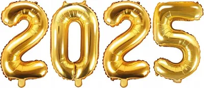 Immagine prodotto di FOLIENBALLONS numero 2025 ORO Ballo di Capodanno 35cm