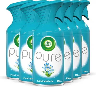 Produktbild von Air Wick Premium-Duftspray PURE Frühlingsfrische 250ml 6er Pack (6 x 250ml)